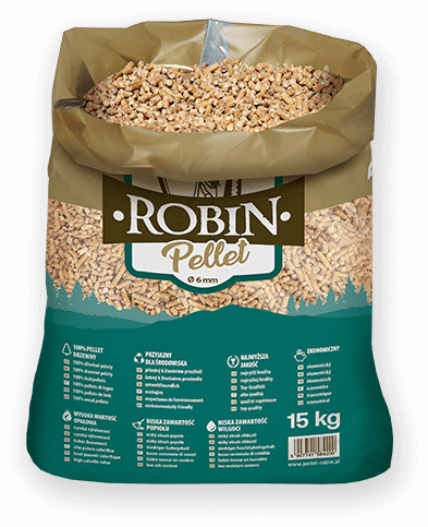 worek pelletu opałowego Robin do kupienia w Kłecku lub sklepie internetowym